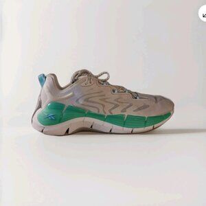 Reebok Zig Kinetica 2 mens sneakers shoes Pure Grey Future Teal Lace Up size 13